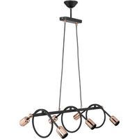 Lampada da soffitto stile contemporaneo con 6 punti luce - Derbent MDL3938