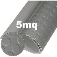 1mt x 5mt Pavimento antiscivolo bolflex bullonato copripavimento bollato in pvc 1,2mm - GRIGIO CHIARO