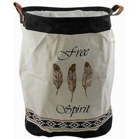 Cesto Porta Biancheria Per Vestiti Sporchi Pieghevole Free Spirit 40x50cm 10475