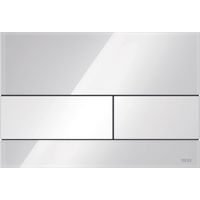 Tece TECEsquare - Placca di comando, vetro bianco 9240800