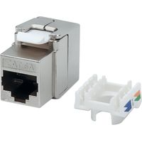 Intellinet 771986 Keystone-Modul Silber Netzwerk Cat6a