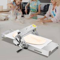 Gojoy – Laminoir à pâte manuel professionnel – Épaisseur réglable 0-25 mm – Acier inoxydable et PP – Pour croissants et pâtisseries