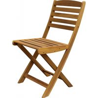 Set 2 Sedie Pieghevoli in Legno di Acacia 40X53XH82CM
