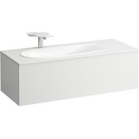 LAUFEN ILBAGNOALESSI Waschtischunterbau, Siphonausschnitt links,