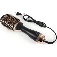 Brosse séchoir à cheveux, brosse à air chaud, brosse séchoir à cheveux professionnelle pour femmes, anti-pilosité anionique,