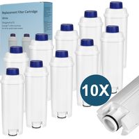 SWANEW Wasserfilter Kaffeefilter für Delonghi DLSC002 Kaffeevollautomaten, Zubehör für Kaffeemaschinen der ECAM, ETAM sowie ESAM Serie, Pack 10 komp