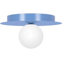 Lámpara de techo con pantalla de disco azul Ø25cm ROBIN 1xG9 10W K-5448 Kaja