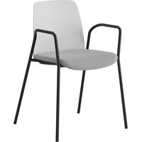 FRANKEL kaiserkraft, Chaise Helmer, assise rembourrée, dossier