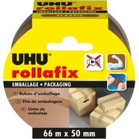 Adhésif Rollafix Emballage 66mx50mm Marron - Uhu