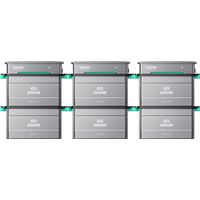 Zendure Solarflow Hyper 2000, Centrale Électrique de Balcon Entrée Solaire 1800W, Hub Intégré Micro Onduleur, Charge AC Bidirectionnelle 1200W, avec 6xAB2000L, avec 3 x Solarflow Hyper 2000