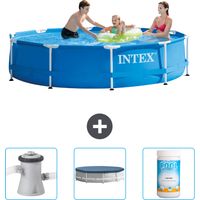 Intex Piscine Tubulaire Ronde - 305x76 cm - 4-pièces SCB75