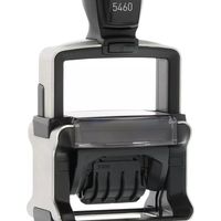 Trodat Dateur Auto-encreur Professional 5460 /Farm Pour Pharmacies En Acier Inoxydable 56x33 Mm Noir