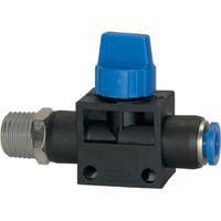 Riegler Absperrventil »Blaue Serie«, Steckanschluss, R 3/8 a., Schl.-Ø 8