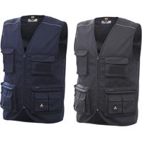 Gilet da Lavoro Multi Tasche Siggi Chrome - Blue Blue M