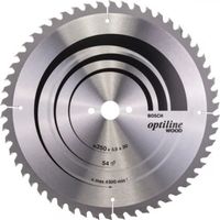Bosch Professional 1x Lama per Sega Circolare Optiline for Wood (per Legno, Ø 350 x 3.5 x 30 mm, 54 Denti, Accessorio Sega Circolare)