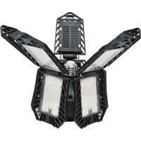 Lampe LED pour Garage en Plastique, Éclairage Atelier, Idéal Supermarché, Grange, Usine, Sous-sol