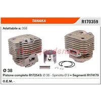 Desbrozadora TANAKA 358 R170359 segmentos cilindro pistón
