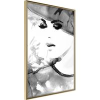 Affiche Murale Encadrée "Class and Style" 40 x 60 cm Or