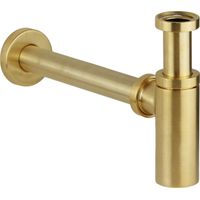 Sifone arredo in colore oro spazzolato universale Gattoni Rubinetteria 0160/00SG Oro Spazzolato