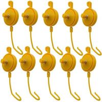 Ensemble de 10 supports réglables pour plantes d'intérieur, Yo-Yo-Yo, crochets rétractables
