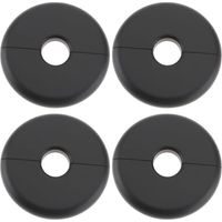 Radiator Pipe Cover 16mm 70mm Diameter Radiator Pipe Cover for Radiator Wall Pipe Decoration Black 4pcs