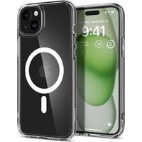 Funda de teléfono - SPIGEN - Ultra Hybrid MagFit - iPhone 15 - Blanco - Protección MagSafe