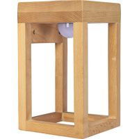 Sobremesa Exterior IP54 LED 3W Blanco Neutro - 4000K Imitación Madera para Jardín, Terraza