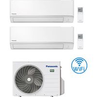 Climatiseur double split Inverter Panasonic série TZ Wifi R32 9000 + 9000 BTU avec certification UE CU-2Z50TBE Classe A+++/A++