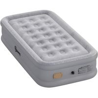 Colchón Hinchable Individual Plegable con Bomba Inflado 3 Min Desinflado 2 Min Bolsa Carga 200 kg 190x97x39 cm Gris