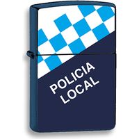 Accendino blu della polizia locale