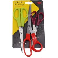 Cogex - set aus 3 bi-material-scheren mit klinge aus rostfreiem stahl - 060824 -