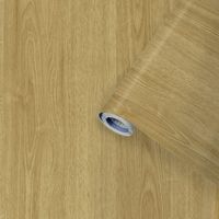 Venilia Pellicola adesiva Perfect Fix, Effetto Legno Rovere chiaro, 45cm x 2m, Spessore 150μ, Pellicola autoadesiva per mobili o cucina, carta da parati, PVC senza ftalati, Prodotto in UE