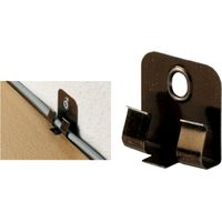 Sockelleisten Haltung (Leistenclips), Sockelhalter für 25 Meter Sockelleisten