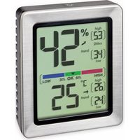 TFA Digitales Thermo-Hygrometer Exacto, 30.5047.54, silber