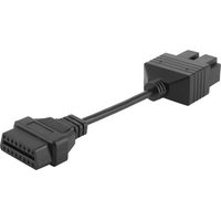 GARRYFIZH Adaptateur de câble de diagnostic automobile 20 broches mâle vers connecteur femelle OBD2 16 broches