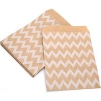25 Sacs en Papier Kraft pour Emballage de Friandises, Cadeaux et Goûters