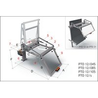 Écran de protection pour tours à métaux - Protection contre les copeaux et le liquide de refroidissement Tecnopiu PTO 12/045