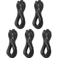 Cable de extensión de 1 m y 2 pines, 10 unidades, resistente al agua IP67, para lámparas LED RGB, focos LED de color para iluminación exterior, focos empotrados para exteriores.