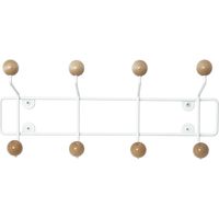 pt-living Patère Saturnus blanc 34 cm 8 crochets