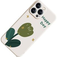 Coque compatible avec iPhone 14 Plus, coque en silicone liquide au design mignon et doublure souple