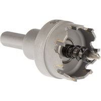 Sierra de corona con inserto de carburo de 27 mm para metal Fervi F019/027