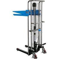 Hebebuhne mit Plattform und Gabeln Tragfahigkeit 400 kg Fervi 0782