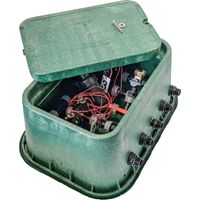 HUNTER Verteilerkasten Ventilkasten mit 4 Ventilen 24 V, 1 Zoll (DN 25), vormontiert