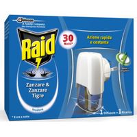 ANTIZANZARE RAID ELETTROEM E LIQUIDO 30 NOTTI Q.TA 12