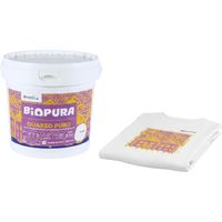 Kit pittura quarzo puro 5l e t-shirt cromika smiling houses misura extralarge - xl - confezione 1