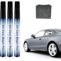 Lot de 3 stylos anti-rayures pour voiture, réparations rapides, transparents, imperméables et adaptés à toutes les couleurs du véhicule,
