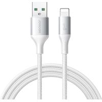 Cable USB-A-Lightning de 1 m para la serie de flashes Joyroom S-A28 (3A) - blanco
