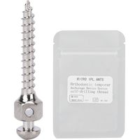Vis d'ancrage orthodontique autoperceuse 1.6x10mm, implants micro pour cliniques dentaires, vis d'ancrage professionnelles.