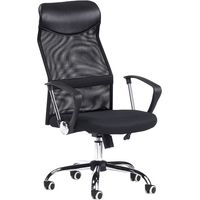 Silla de oficina Mega Negro Polipiel - Negro 3D 60,5cm (ancho) x 116,5cm (alto)