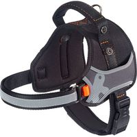 Ferplast HERCULES P Harnais technique pour chiens avec poignée et bords réfléchissants. Différentes couleurs et tailles.. Variante - Misure: A: 29-36 cm B: 42-52 cm 20 mm - Noir
